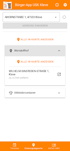 Bürger-App USK Kleve Screen 3