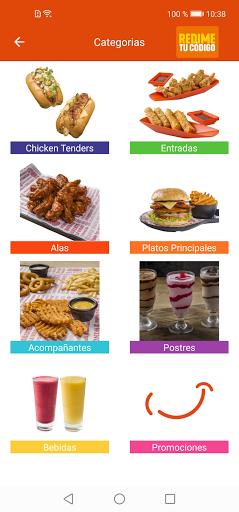 Android application Wingz screenshort