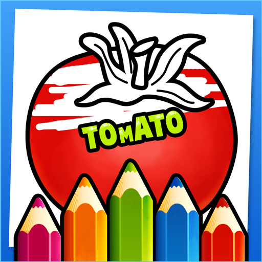 Coloring book for kids logo