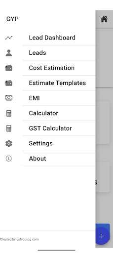 RealEstimate ( Personal CRM ) Screen 2