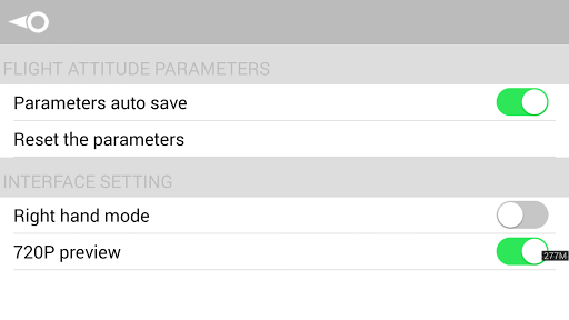 Android application WL Drone screenshort