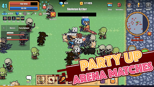 Pixel Knights Online 2D MMORPG MMO RPG::Appstore for Android