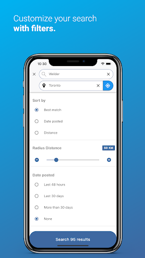 Job Bank – Job Search Screen 3