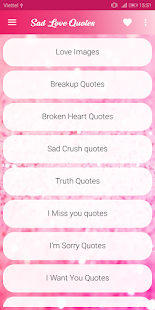 Sad Love Quotes & Broken Heart Sayings 2.1.2 screenshots 1