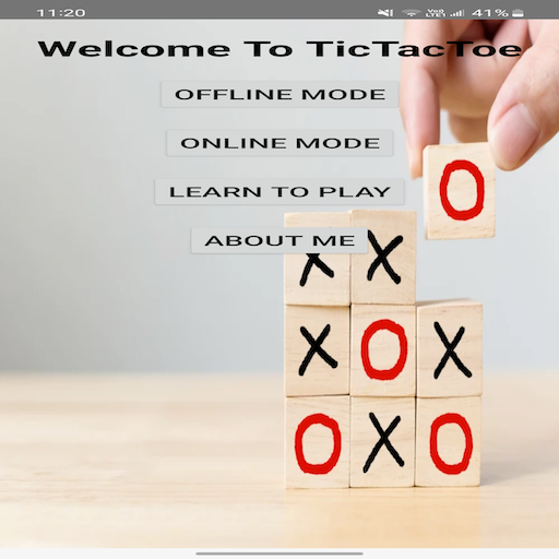 Android application Tic Tac Toe Game screenshort