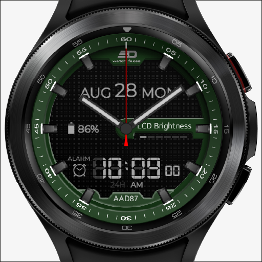 aad87 Dark Green logo