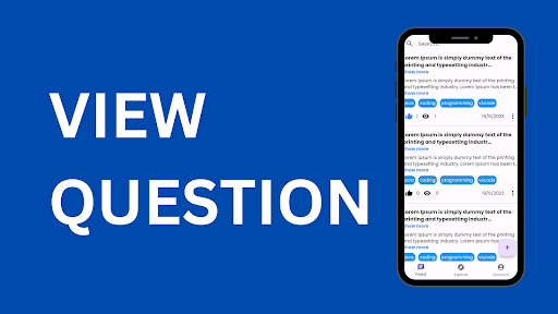 Android application Doubtly : Make Question Count screenshort