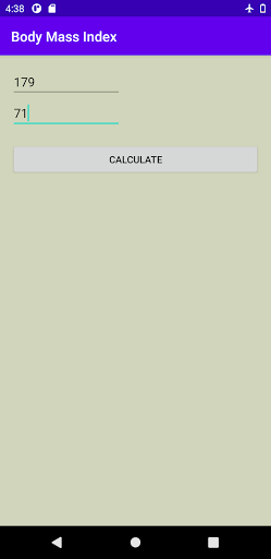 Body Mass Index Screen 2