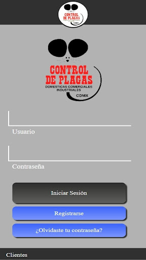 Android application Control de Plagas Cli CDMX screenshort
