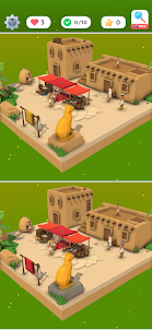 DIFFERENCES 3D Hidden objects