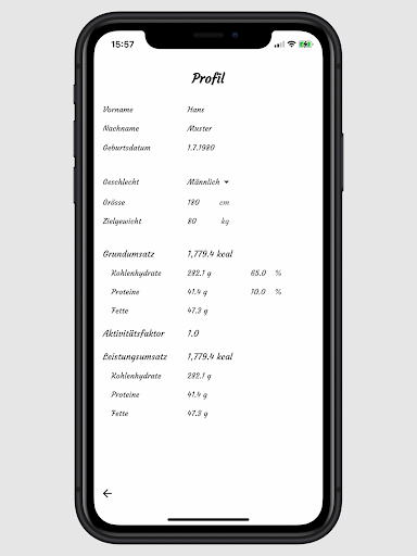 foodBalance Screenshot 2 - AppWisp.com
