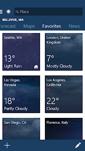 MSN Weather - Forecast & Maps Screenshot