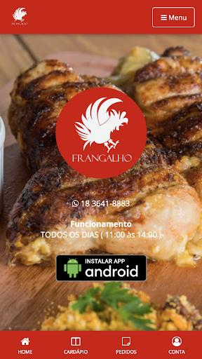 Android application Frangalho screenshort
