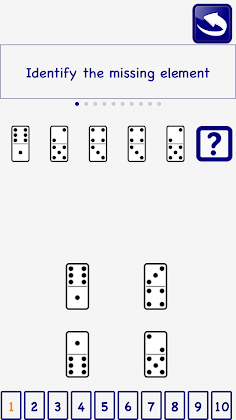 Domino psycho Test Brain train - Screenshot 4