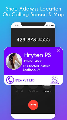 Live Caller ID:Number Location Screen 3