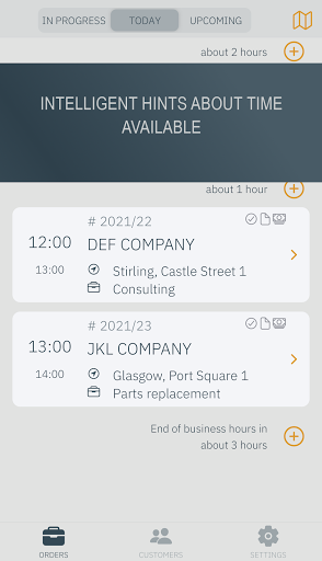Android application At your service screenshort