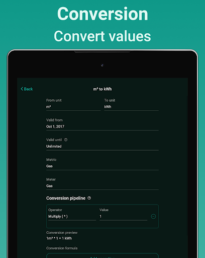 Screenshot of Meterable - Meter readings app