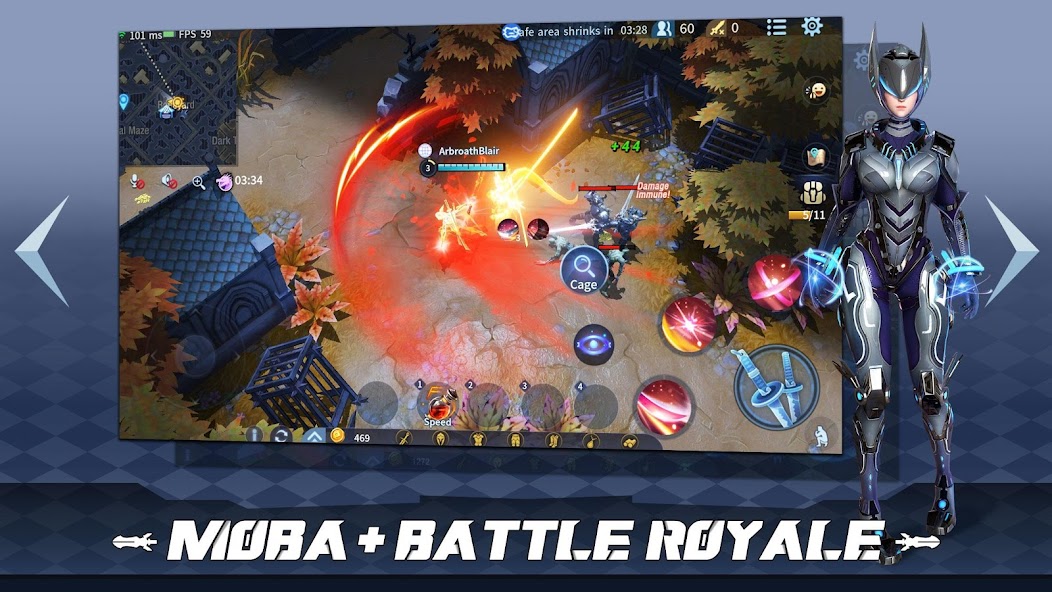 Survival Heroes - MOBA Battle Royale 3.1.1 APK + Mod (Unlimited money) untuk android