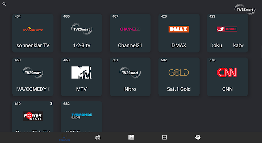 Android application TV2Smart screenshort
