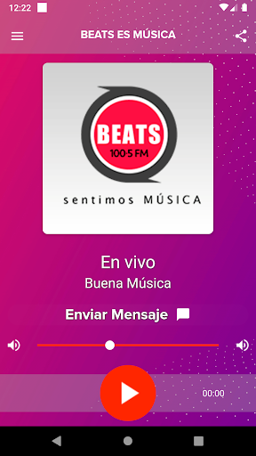 Android application Beats Radio 100.5 Fm screenshort