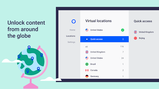 Superschneller VPN: Betternet Tangkapan layar