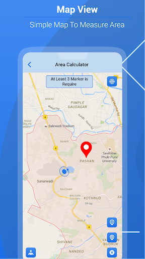 Android application Gps Land Area Calculator screenshort