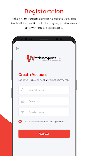 WatchmeSports Screenshot