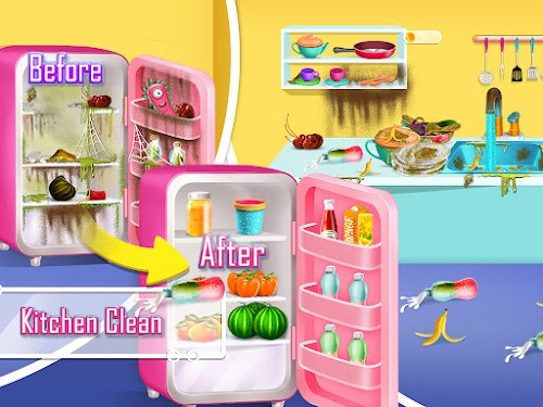#3. Home Clean - Design Girl Games (Android) By: GameiAvo