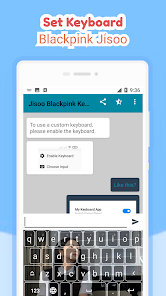 Captura de Pantalla 4 Blackpink Jisoo Teclado y VC android