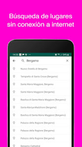 Screenshot 3 Mapa de Bergamo offline + Guía android