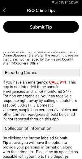 Fresno County Sheriffs Office Screen 2