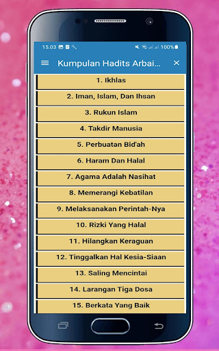 Kumpulan Hadits Arbain Nawawi Screen 3