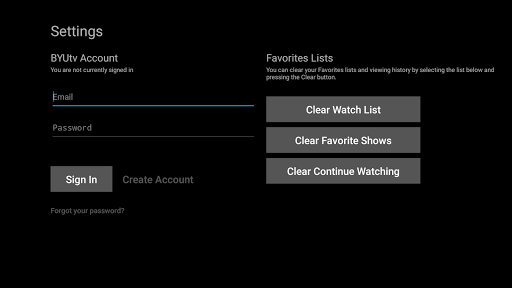 Screenshot of BYUtv: Binge TV Shows & Movies