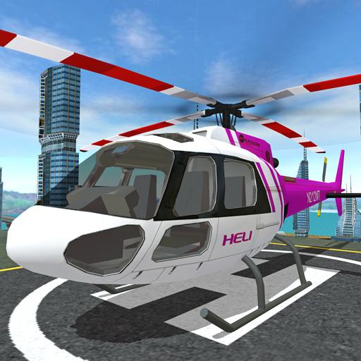 Helicopter Game Driving Real  Icon