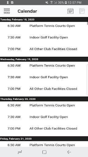 Northmoor Country Club Screen 3