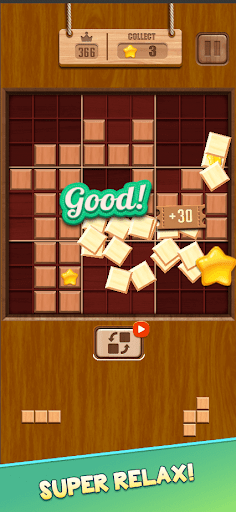 Android application BlockPuzzle:Wood Block Puzzle screenshort