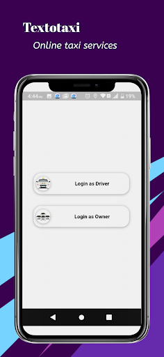Android application Textotaxi Driver screenshort