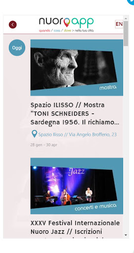 NuoroApp // Visitare Nuoro Screen 3