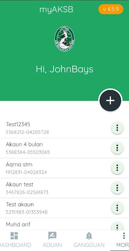 myAKSB Screen 2