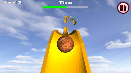 Android application Ball Coaster 3D - roller dash screenshort