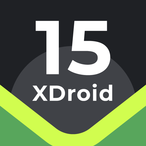 XDroid 15 Launcher Logo