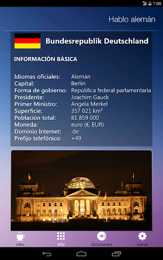 Android application Aprender Alemán Audio Curso screenshort
