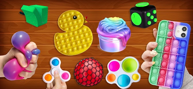 Pop It Fidget Toy 3D Screenshot