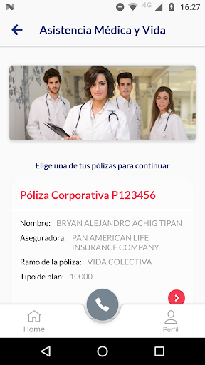 Android application MultiApoyo screenshort
