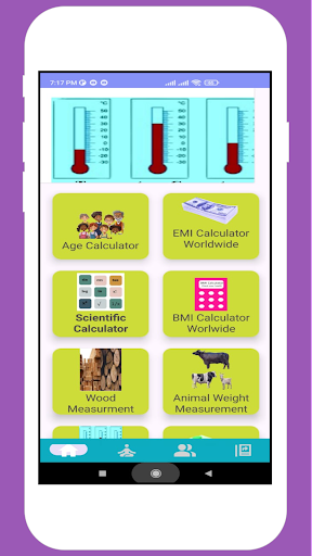 Android application Master Converter & Calculators screenshort