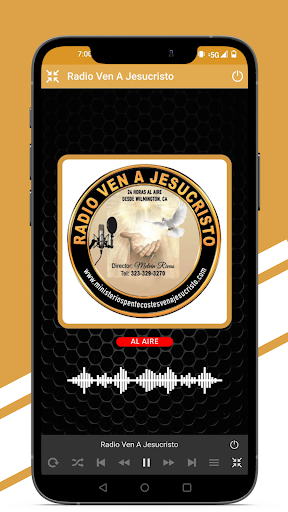 Android application Radio Ven A Jesucristo screenshort