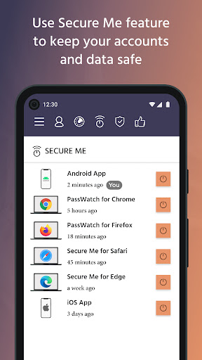 Screenshot of PassWatch -  Password Manager