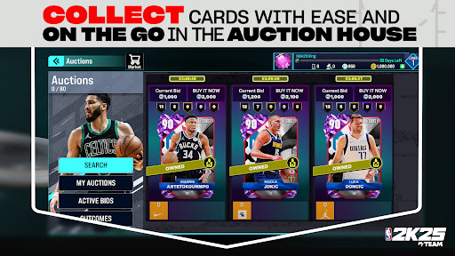 Screenshot of NBA 2K25 MyTEAM