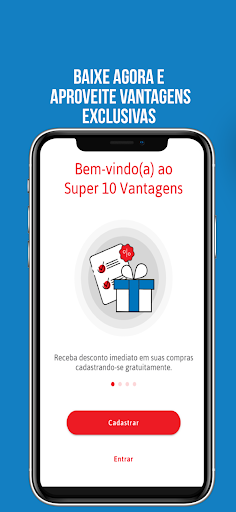 Android application Super 10 Vantagens screenshort