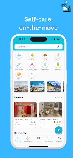 Android application BubblesMapper - toilets & more screenshort